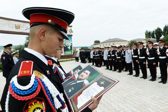 Grozny Suvorov Military School cadets take oath