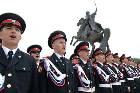 Grozny Suvorov Military School cadets take oath