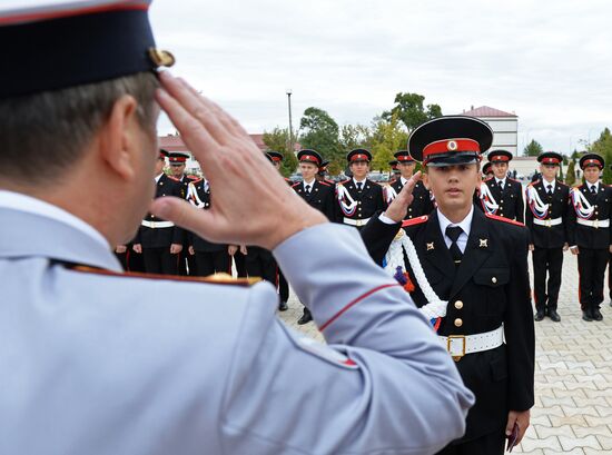 Grozny Suvorov Military School cadets take oath