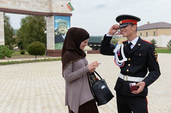 Grozny Suvorov Military School cadets take oath