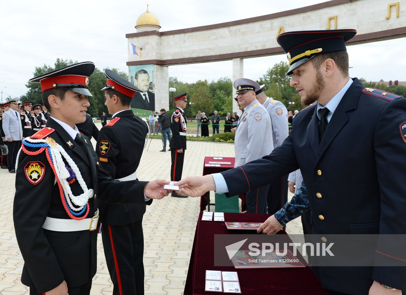 Grozny Suvorov Military School cadets take oath