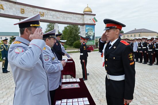 Grozny Suvorov Military School cadets take oath