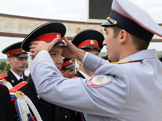 Grozny Suvorov Military School cadets take oath