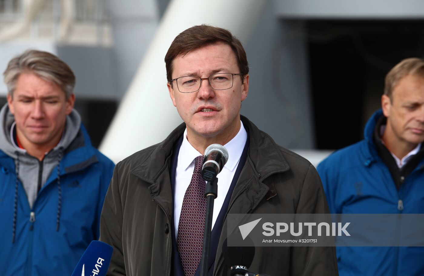 FIFA delegation and Rossiya 2018 Organizing Committee inspect Samara Arena