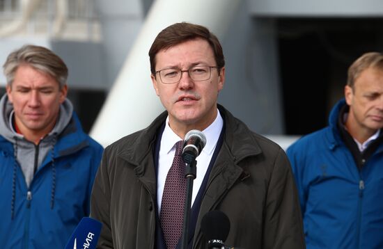 FIFA delegation and Rossiya 2018 Organizing Committee inspect Samara Arena