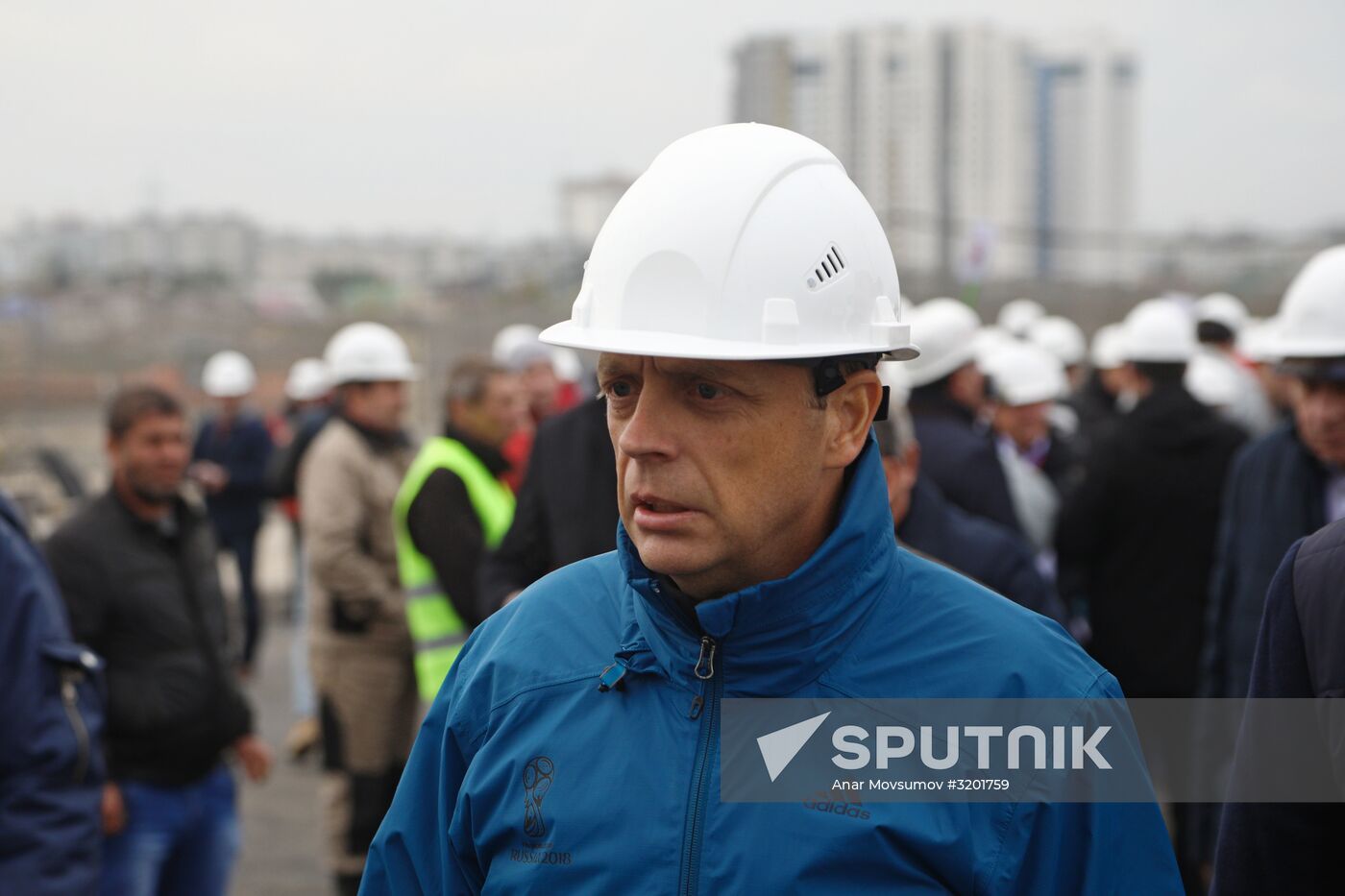 FIFA delegation and Rossiya 2018 Organizing Committee inspect Samara Arena