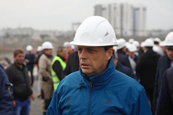 FIFA delegation and Rossiya 2018 Organizing Committee inspect Samara Arena