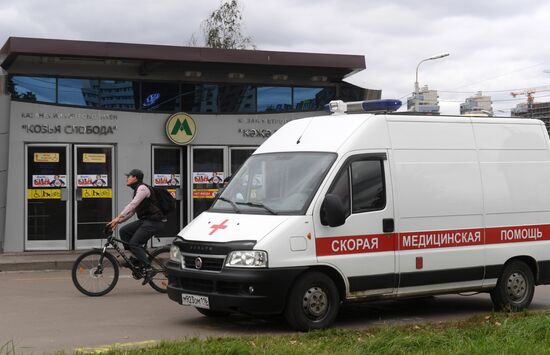 Mobile vaccination stations in Kazan
