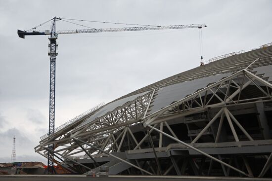 FIFA delegation and Rossiya 2018 Organizing Committee inspect Samara Arena