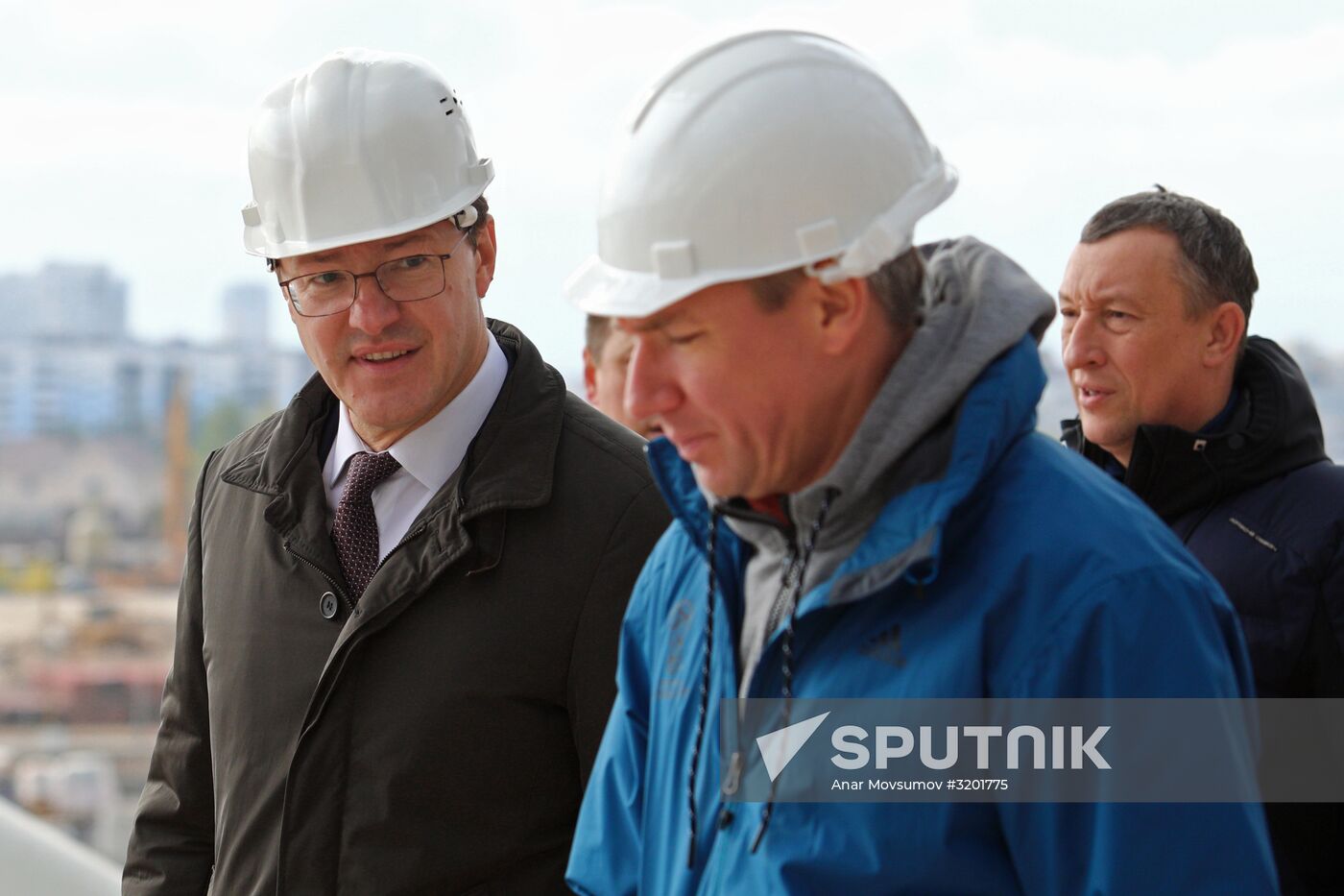 FIFA delegation and Rossiya 2018 Organizing Committee inspect Samara Arena
