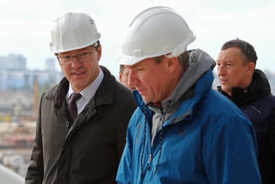 FIFA delegation and Rossiya 2018 Organizing Committee inspect Samara Arena
