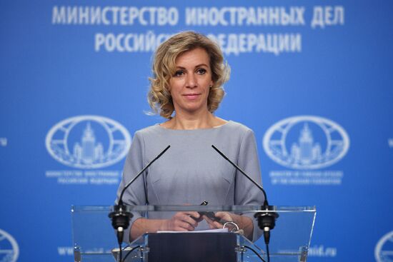 Briefing by Russian Foreign Ministry's spokesperson Maria Zakharova