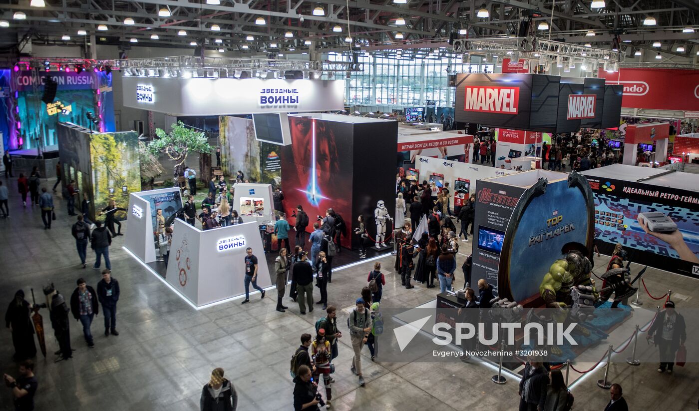 IgroMir 2017 expo and Comic Con Russia 2017 fest