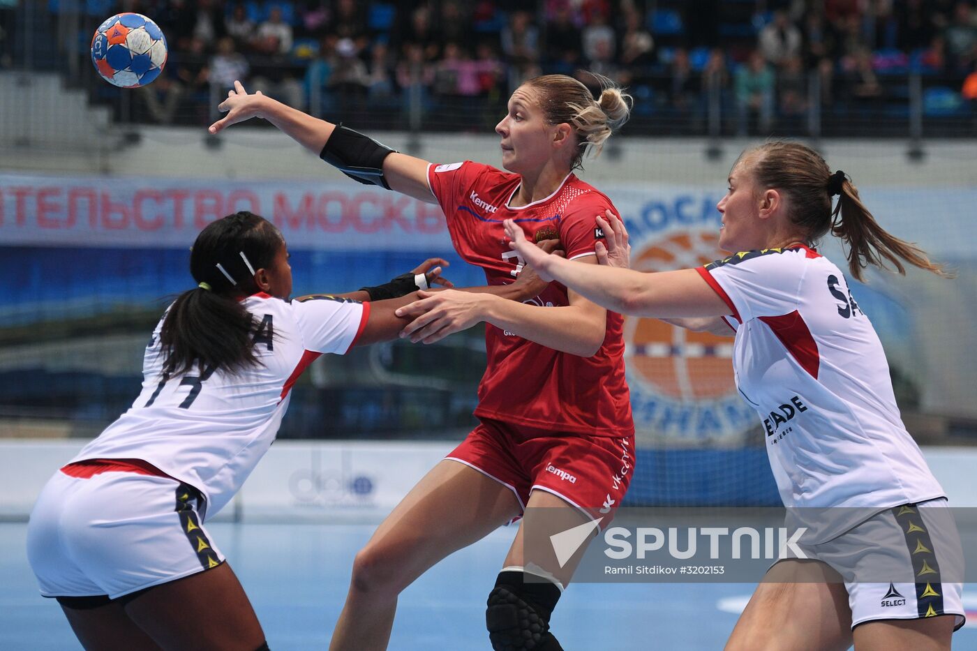 Handball. 2018 European Women's Handball Championship qualification match. Russia vs Portugal