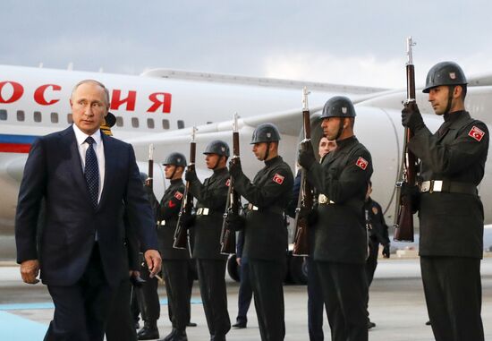 President Vladimir Putin visits Turkey