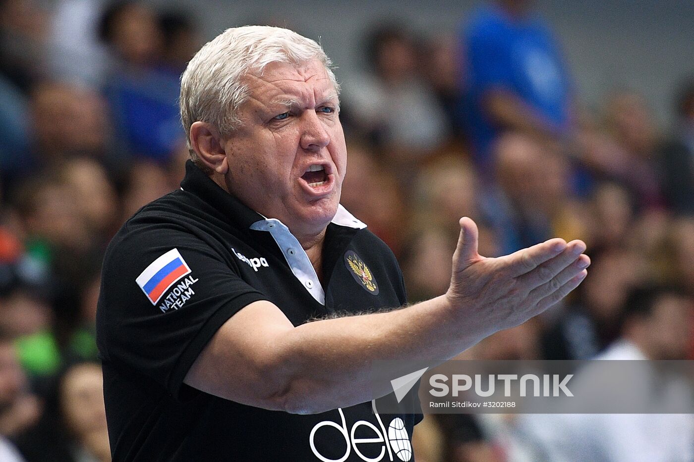 Handball. 2018 European Women's Handball Championship qualification. Russia vs Portugal