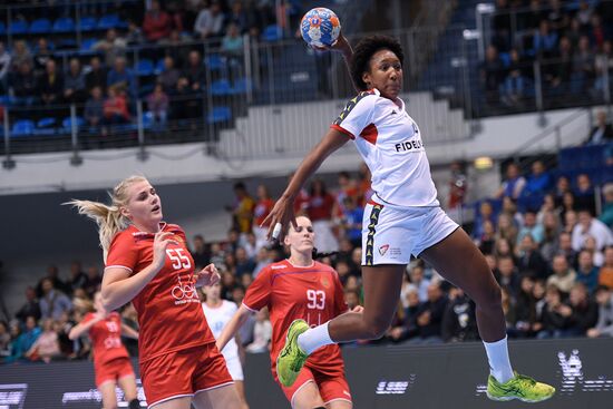 Handball. 2018 European Women's Handball Championship qualification. Russia vs Portugal