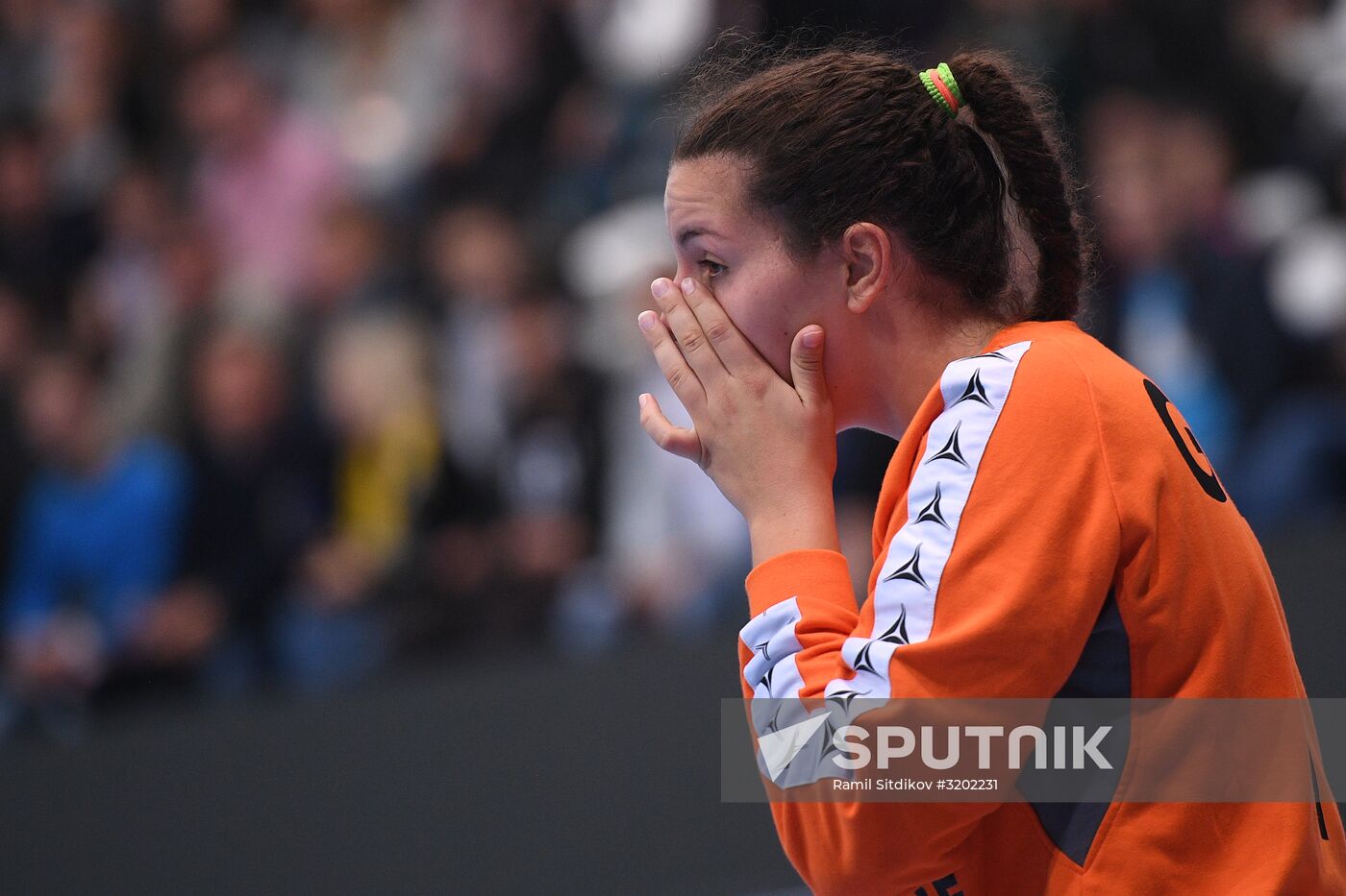 Handball. 2018 European Women's Handball Championship qualification match. Russia vs Portugal