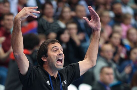 Handball. 2018 European Women's Handball Championship qualification. Russia vs Portugal