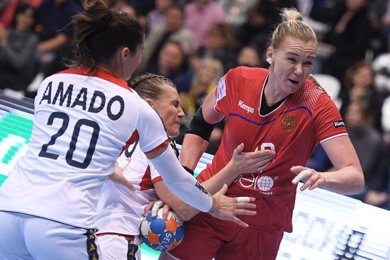 Handball. 2018 European Women's Handball Championship qualification match. Russia vs Portugal