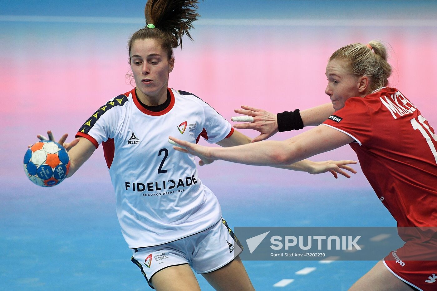Handball. 2018 European Women's Handball Championship qualification match. Russia vs Portugal