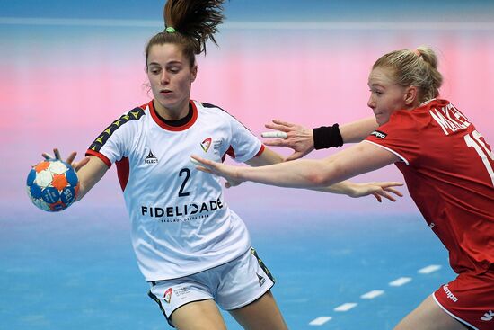 Handball. 2018 European Women's Handball Championship qualification match. Russia vs Portugal