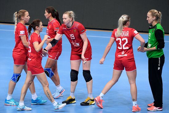 Handball. 2018 European Women's Handball Championship qualification match. Russia vs Portugal
