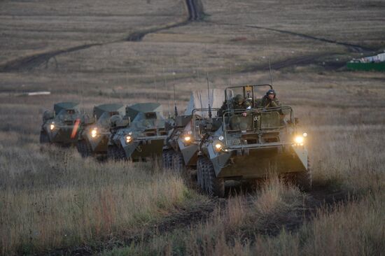 Tank exercises on Chebarkul testing grounds