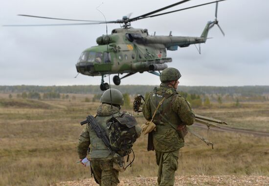 Tank exercises on Chebarkul testing grounds