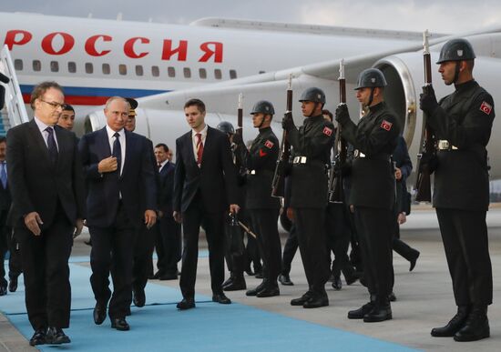 President Vladimir Putin visits Turkey
