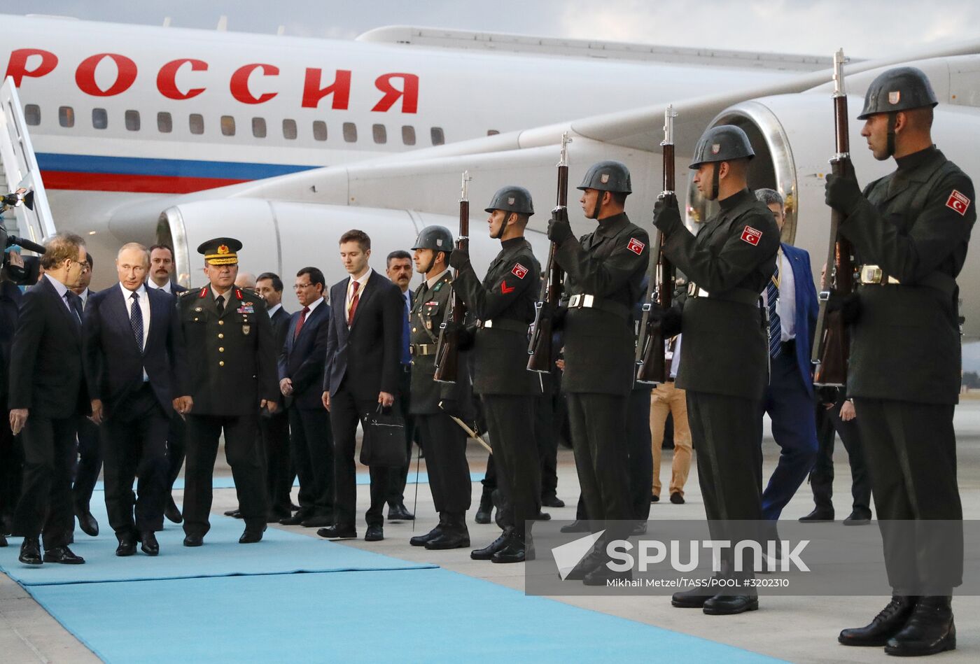 President Vladimir Putin visits Turkey
