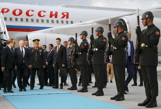 President Vladimir Putin visits Turkey