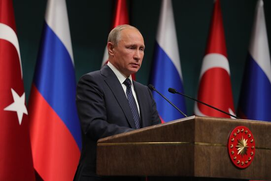President Vladimir Putin's visit to Turkey