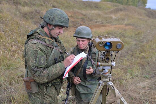 Tank exercises on Chebarkul testing grounds