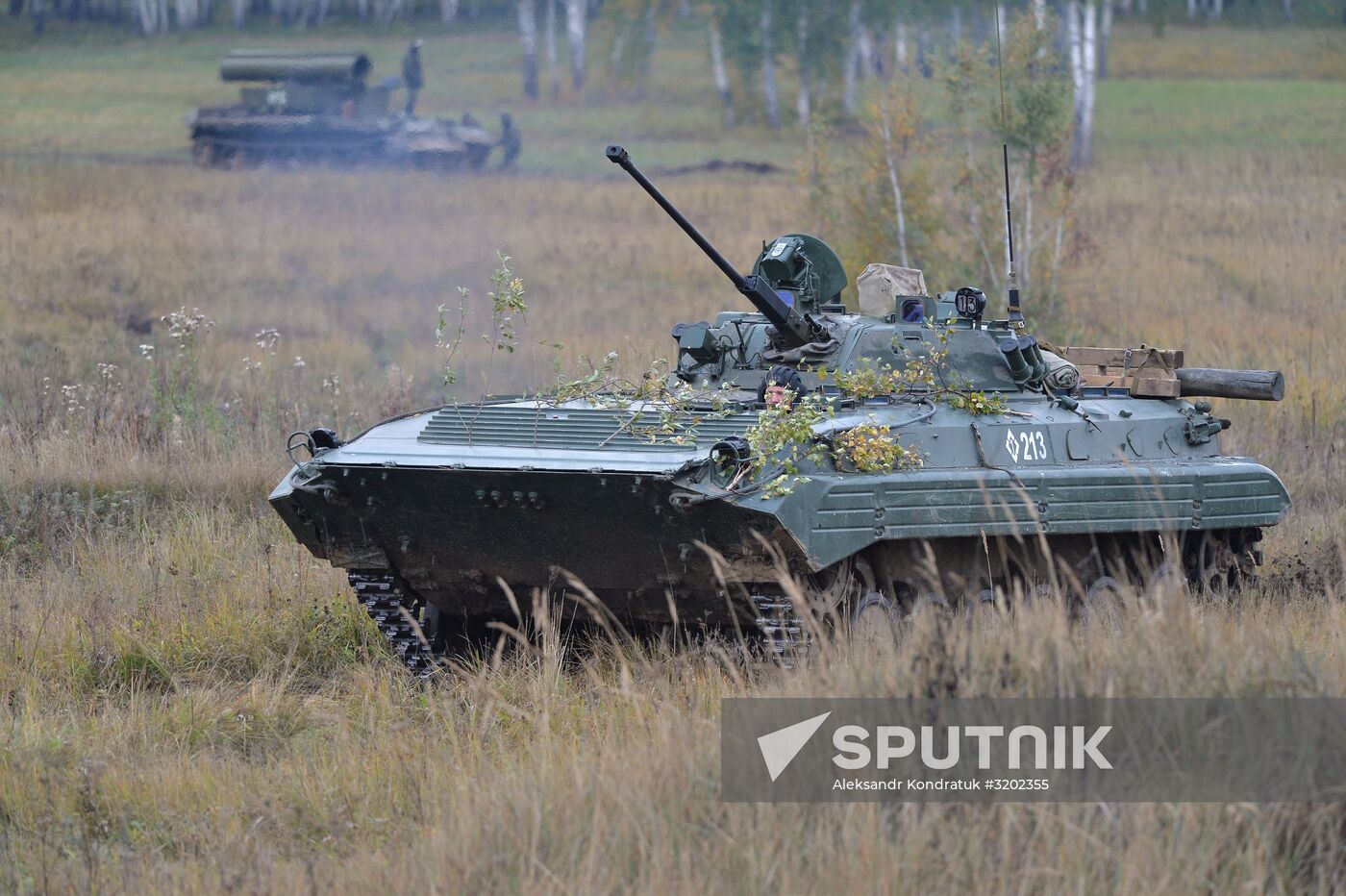 Tank exercises on Chebarkul testing grounds