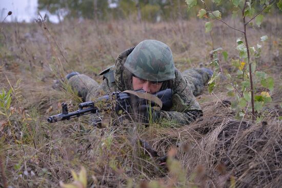 Tank exercises on Chebarkul testing grounds