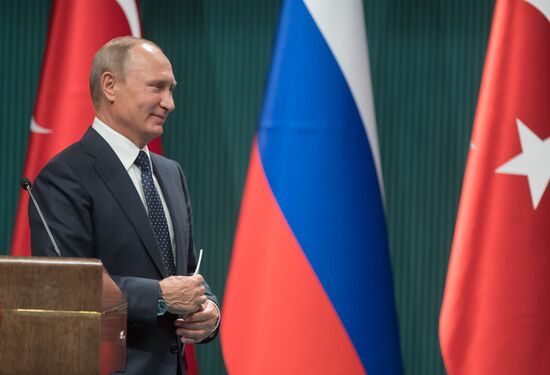 President Vladimir Putin visits Turkey