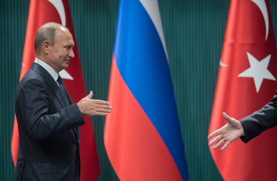 President Vladimir Putin visits Turkey