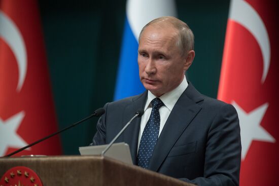 President Vladimir Putin visits Turkey