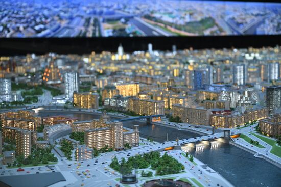 Model of Moscow shown at VDNKh