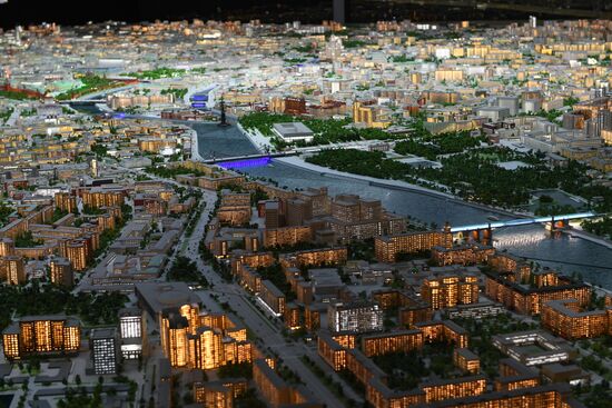 Model of Moscow presented at VDNKh
