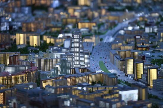 Model of Moscow shown at VDNKh