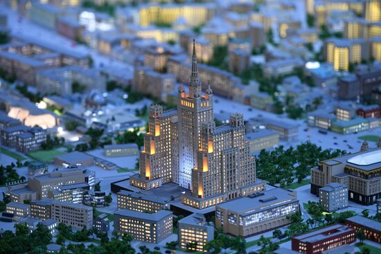 Model of Moscow presented at VDNKh