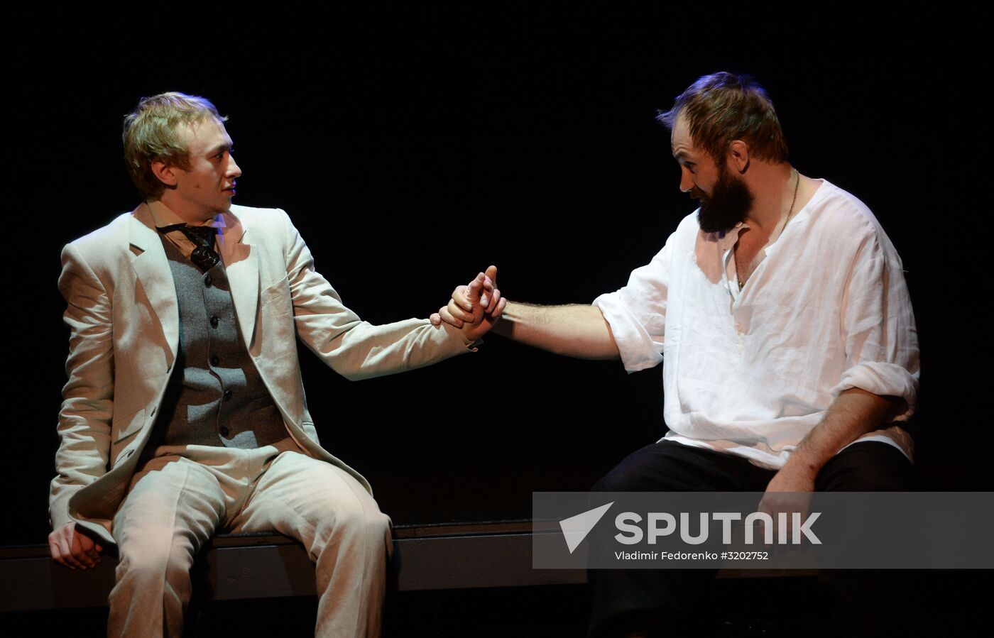 Pre-premiere showing of Idiot at Mossovet Theater