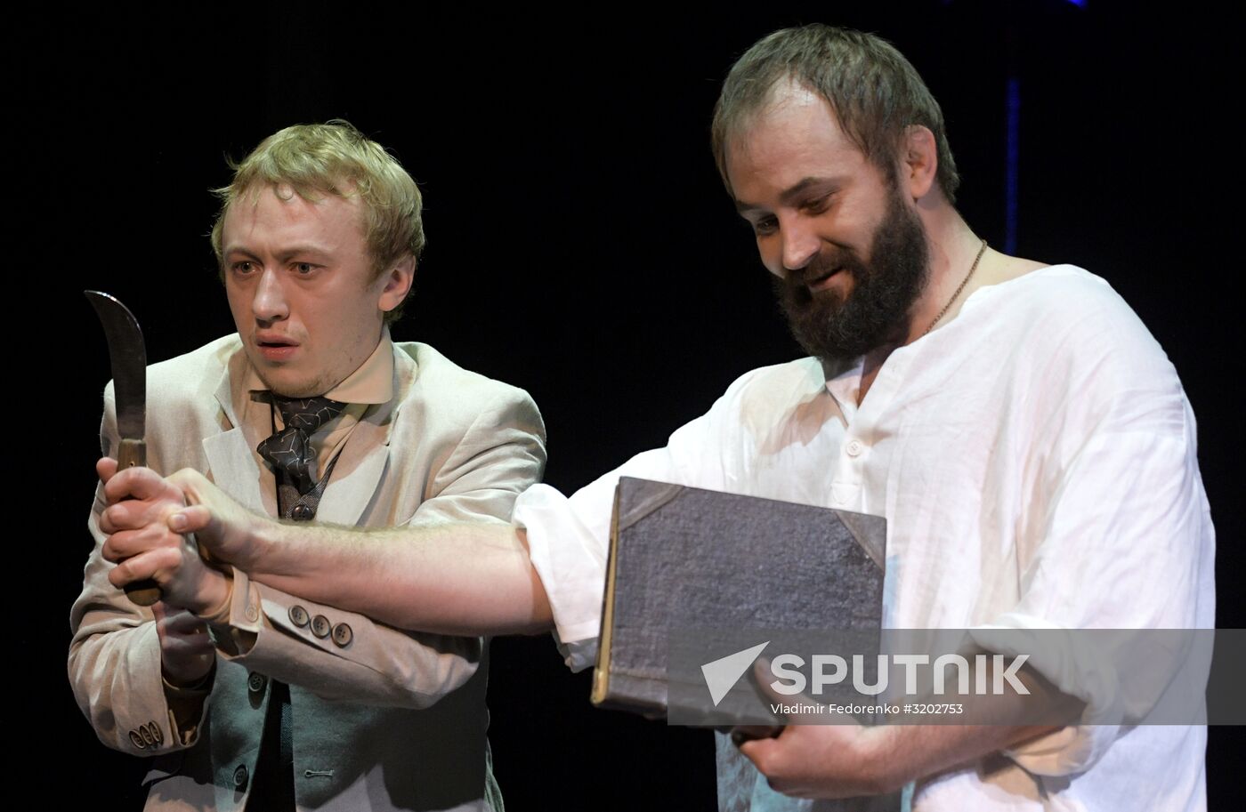 Pre-premiere showing of Idiot at Mossovet Theater