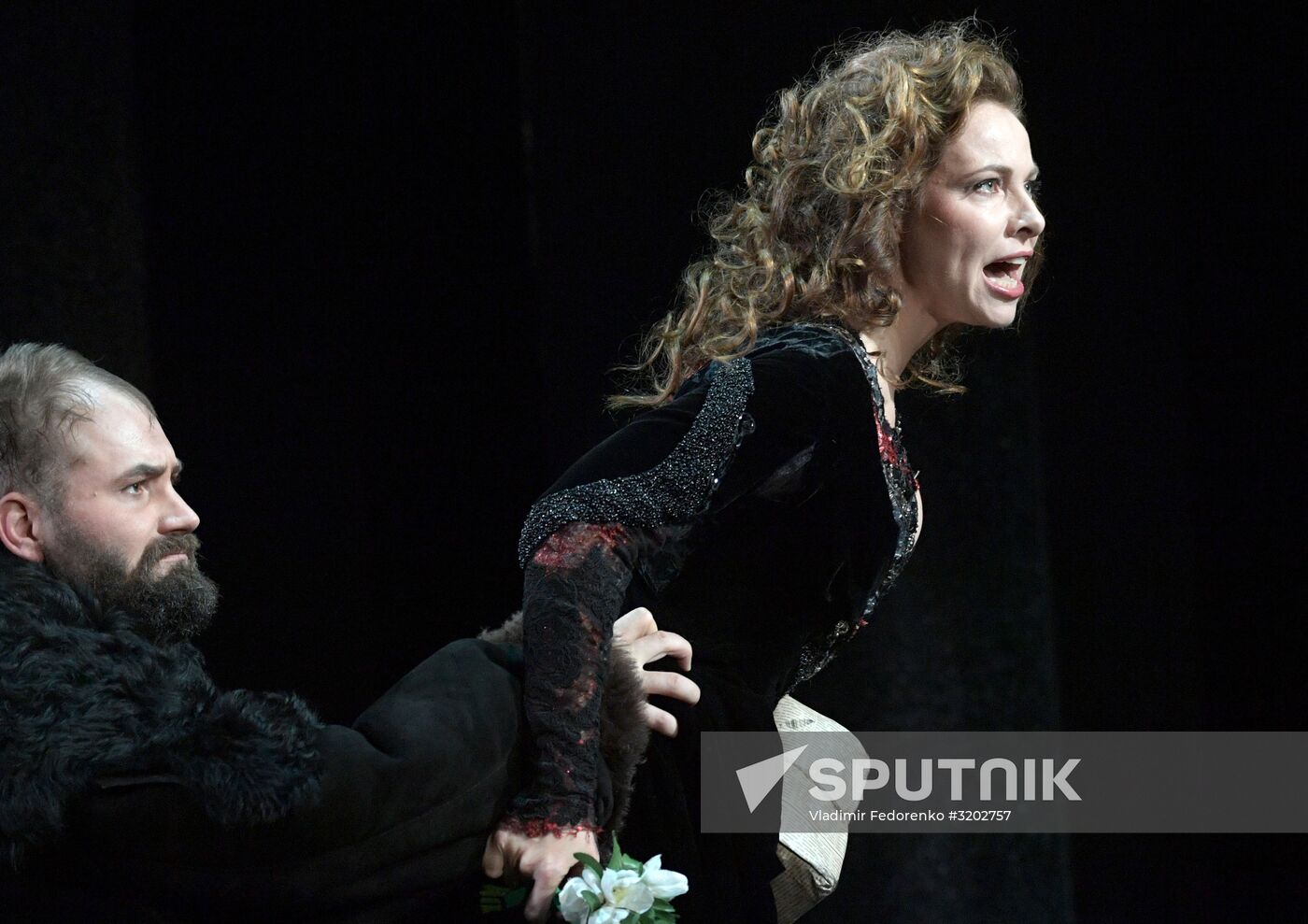 Pre-premiere showing of Idiot at Mossovet Theater