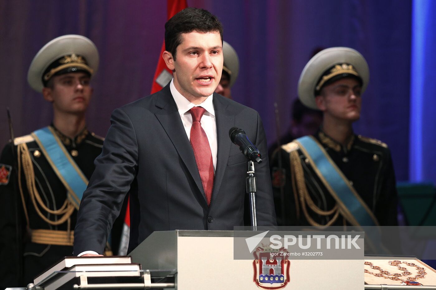 Kaliningrad Region governor Anton Alikhanov sworn in