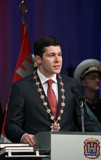 Kaliningrad Region governor Anton Alikhanov sworn in