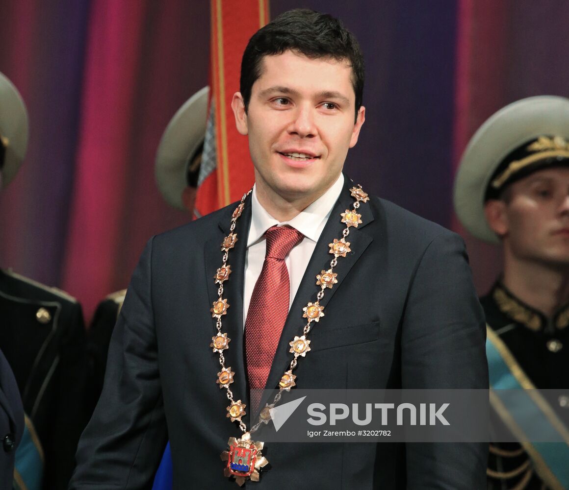 Kaliningrad Region governor Anton Alikhanov sworn in