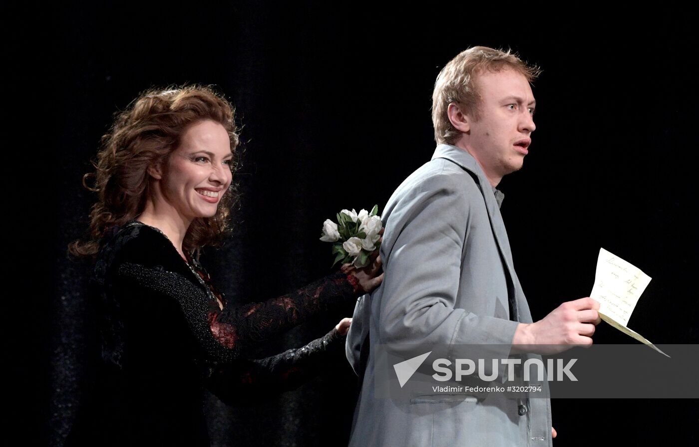 Pre-premiere showing of Idiot at Mossovet Theater